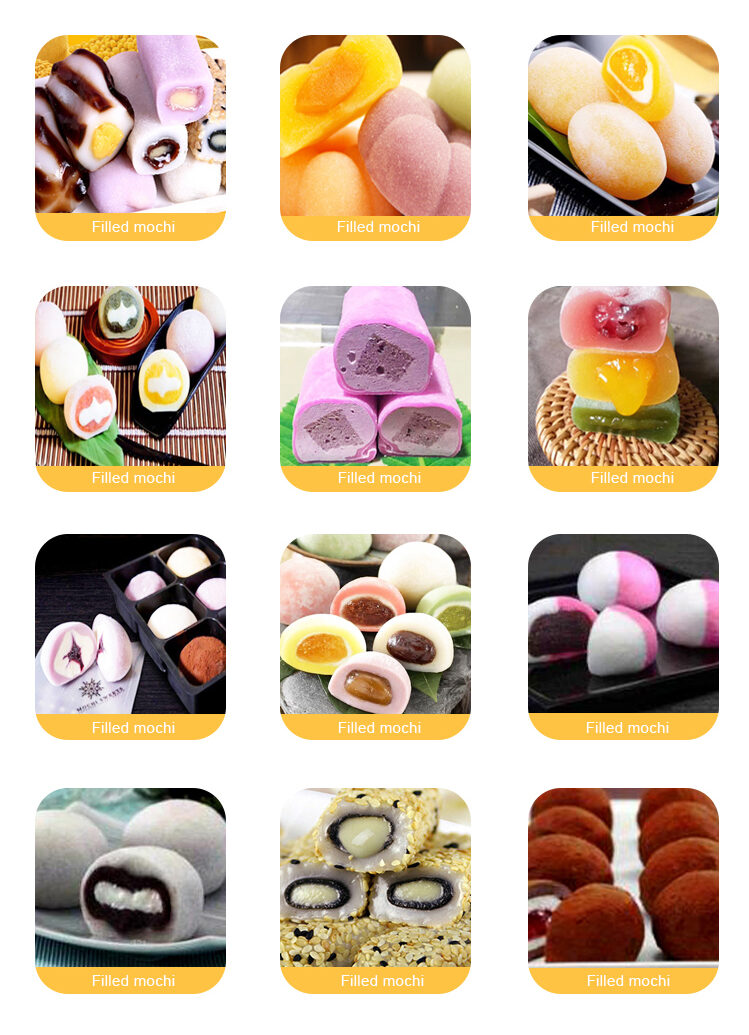 SY-810 Automatic two color stuffed mochi moti making machine